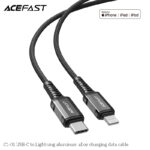 C1-01 USB-C to Lightning aluminum alloy charging data cable