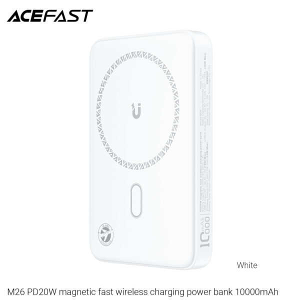 M26-10000 PD20W magnetic fast wireless charging power bank