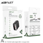 A81 PD20W GaN USB-C Fast Charger black (US) - Image 5