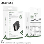 ACEFAST A101 PD30W GaN USB-C Fast Charger – Black (US) - Image 7