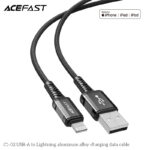 C1-02 USB-A to Lightning aluminum alloy charging data cable