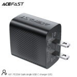 A81 PD20W GaN USB-C Fast Charger black (US) - Image 2