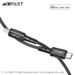 C1-01 USB-C to Lightning aluminum alloy charging data cable - Image 2