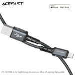 C1-02 USB-A to Lightning aluminum alloy charging data cable - Image 3
