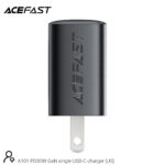 ACEFAST A101 PD30W GaN USB-C Fast Charger – Black (US) - Image 4