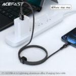 C1-02 USB-A to Lightning aluminum alloy charging data cable - Image 6