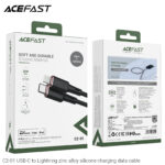 C2-01 USB-C to Lightning zinc alloy silicone charging data cable - Image 6